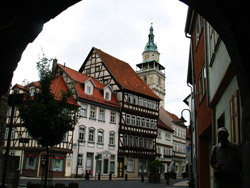 Herkuleshaus und Stadtkirche