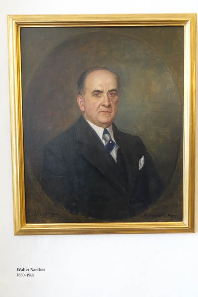 Porträt des Fabrikgründers Walter Näther!