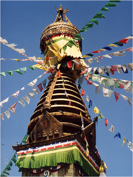 Spitze der Stuba in Thamel.