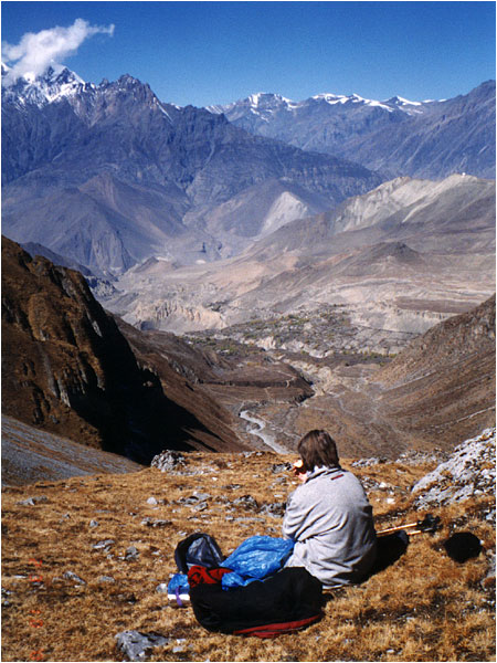 Muktinath noch gut 1.000 m tiefer.