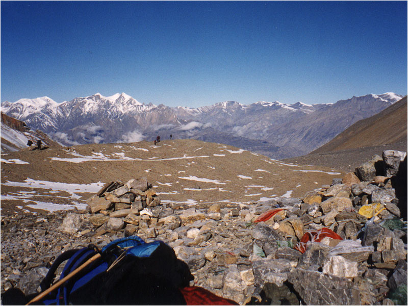  Blick zum Daulaghiri & Mustang Himal.