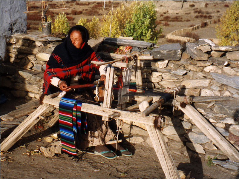 Weberin von Muktinath.