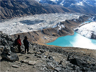 Blick auf Gokyo