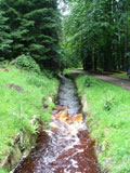 ...tosendes Wasser im Schwemmkanalbereich... ...tosendes Wasser im Schwemmkanalbereich...