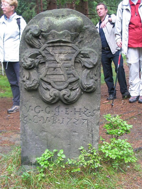 Wappenstein von 1727 am Sch?nwappenweg