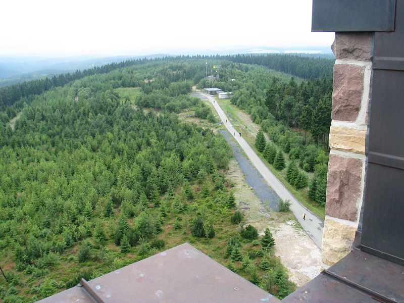 die Kuppe des Wetzsteines 792 m?NN vom Altvaterturm