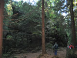 der Blaue Stein (Porphyr-Fels) -  im Freibach-Tal