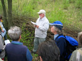 Dr.rer.nat. Russe erlutert die Geologie Geras