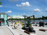 Ufer der Binnenalster - neu gestaltet