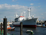 Museumsschiff im Hafen