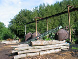 Holzkhlerei in Alt-Meusebach - heute noch in Betrieb