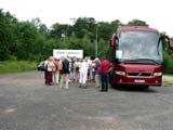 mit dem neuen Bus in Lichtenstein gelandet !