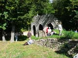 Rast an der Ruine der Arnsburg  -  erwhnt 1116 als Reichsburg