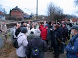 Beginn des neuen Wanderjahres 08:30 Uhr auf dem Bahnhof 