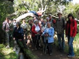 Gruppenfoto mit ruhendem Guide