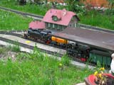 Garteneisenbahn neben dem Hotel "Lindenhhe"