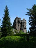 der Windfelsen am Hohen Stein - berwltigende Aussicht ins bhmische Becken