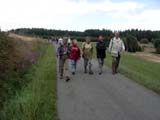 auf dem Weg zum Schloss Lauenstein
