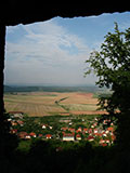 Blick auf den Ort Henneberg