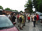 am Freilichtmuseum Fladungen mit Museumsbahn nach Ostheim