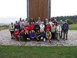 Gruppenbild am Point Alpha bei Geisa