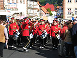 Beginn des Umzuges beim "Wirtefest der Stadt Tann"