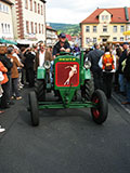 Treckerumzug - das wichtigste Hilfsmittel der landwirtschaftlichen Region