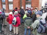 Beginn der Wanderung am Bahnhof Kranichfeld