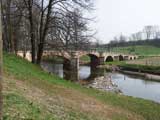 historische  Bruecke bei Paditz ueber die Pleisze