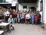 Gruppenbild "mit Hut" in Sachsengrund