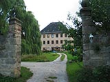 In diesem Herrenhaus derer von Thangel wurden Bilder aus dem Schlo von Weimar eingelagert