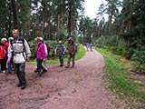 Wanderung auf dem Mauerhammer von Tharandt nach Hartha