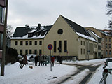 die Neue Synagoge von 1953 auf dem Standort der 1938 geschndeten Groen Synagoge