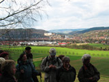 schon ca. 100 m tiefer bei der Abschluwrdigung der Wanderleiterin