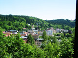 Kurviertel von Marienbad von der Luisenhhe