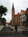 Denkmal Theodor Storms vor dem Museum des Schriftstellers und Richters in Heiligenstadt