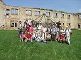 Gruppenbild auf der Burg Gleichen