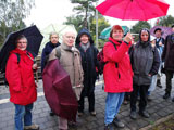 Startfertig zur Regenwanderung durch das thringische Heimatland