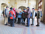 Erluterung der Exkursion im historisch restaurierten Residenzbahnhof Altenburg