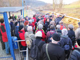 Startpunkt der Wanderung war der Bahnhof in Hetschburg