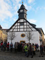 das Ziel - die Ortskirche Bergern