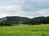 der Dohlenstein und die Leuchtenburg wieder aus dem Saaletal gesehen