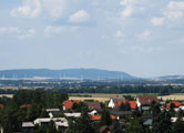 Blick aus dem Burgmuseum zum Kyffhuser