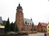 die Kirche von Bendeleben war unser erstes Ziel