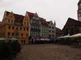 Ostseite des Marktes von Meißen Ostseite des Marktes von Meißen