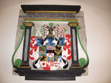 das Wappen der Wettiner als Torstein an St. Afra von 1565 - heute im Kreuzgang der Evang. Akademie Meißen das Wappen der Wettiner als Torstein an St. Afra von 1565 - heute im Kreuzgang der Evang. Akademie Meißen