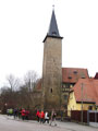 es soll der hchste Bergfried Deutschlands sein - 57 m hoch der Turm der Wasserburg