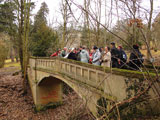 Jungfernbrcke im Park Hohenrode - sie ist stehengeblieben !!!