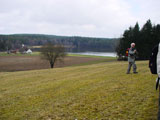 der Rothenbrger Weiher - 16 ha gro gehrt auch zur Sandmhle