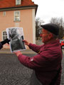 an der Strae neben dem Haus der Frau von Stein stand mal eine Ulme (Beweisfoto)